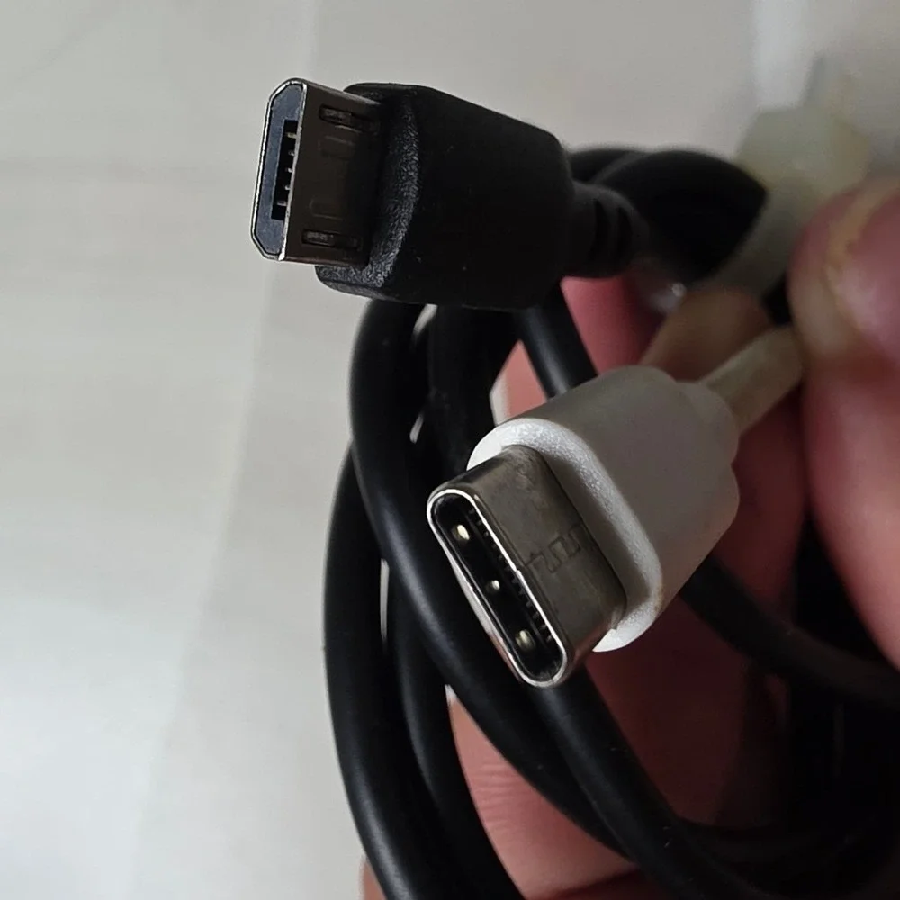 HTC TC U250 AC Adapter 5V 1A Wall Charger Micro-USB and Braided USB-C Cables W4